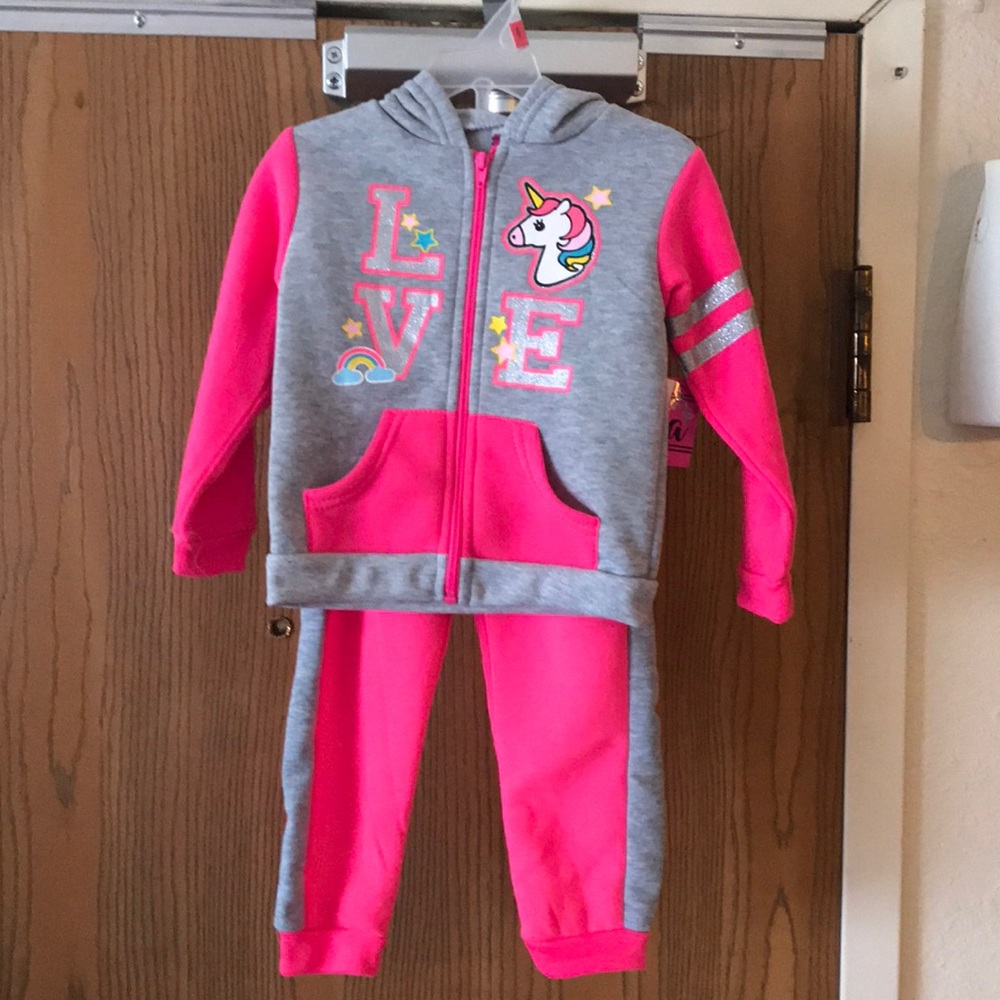 NEW Kids Diva 2-pc jogging set 2T